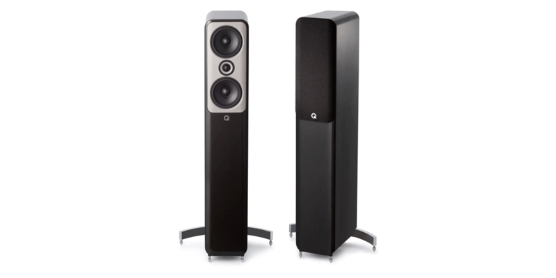 Q Acoustics Concept Noires Enceintes Biblioth Ques Sur Easylounge