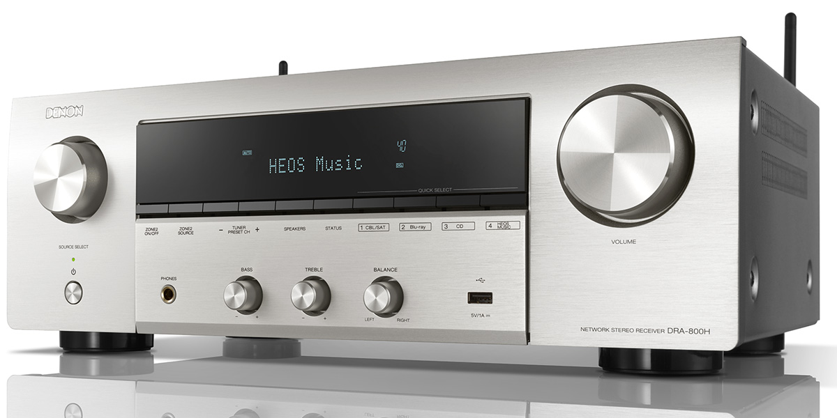 Стерео ресивер denon dra 800h silver обзор