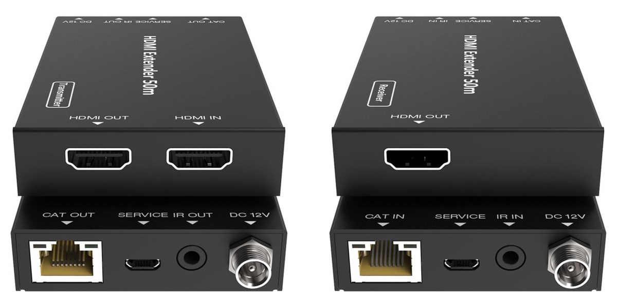 DVDO 4K60 HDMI 50m Extender Over Ethernet (Tx/Rx)