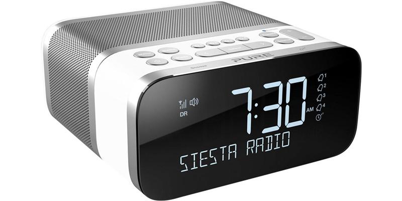 Radio-réveil DAB+ FM Pure Siesta Charge Noir avec charge sans fil - Radio