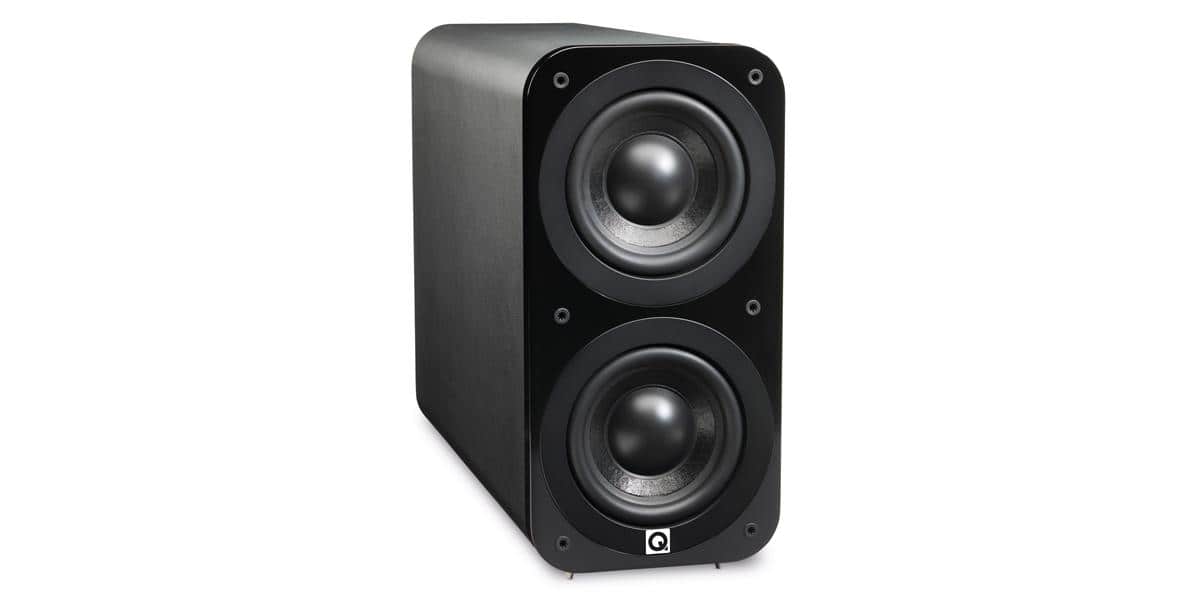 Q Acoustics 3070S Simili-cuir noir