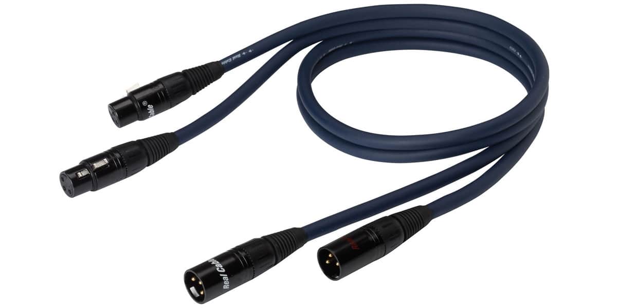 Real Cable XLR128 (2 x 1m)
