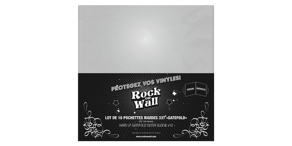 Rock on Wall Pochette rigide 33T Gatefold (lot de 10)