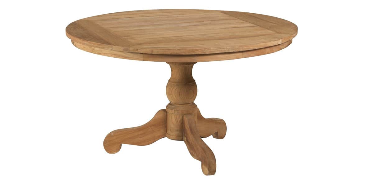 KOK Maison Table Ronde Marron 