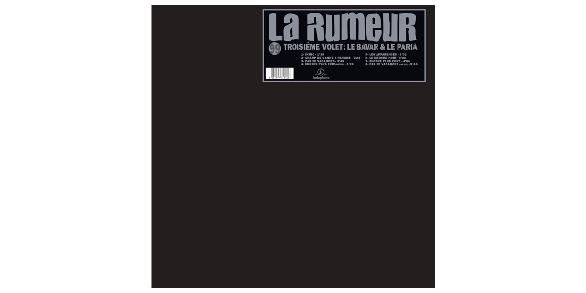 Warner Music La Rumeur - Le bavar et le paria