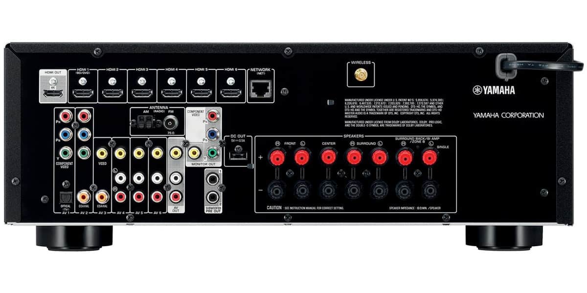 Yamaha RXV577 Noir Amplis homecinéma sur EasyLounge